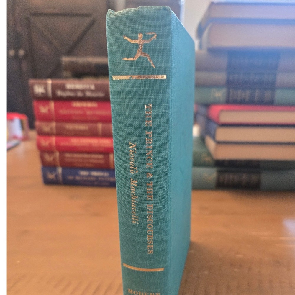 Modern Library The Prince and The Discourses Machiavelli Hardcover Book